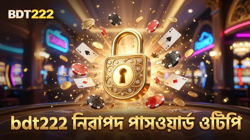 সঠিক পাসওয়ার্ড ও ওটিপি ব্যবহারে bdt222 অ্যাকাউন্ট সুরক্ষিত রাখুন