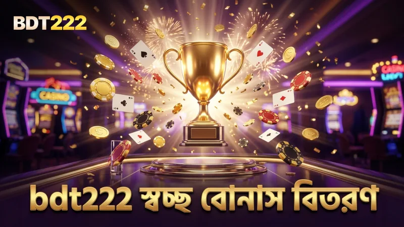 বোনাস ও রিওয়ার্ড বিতরণে bdt222 এর স্বচ্ছতা।