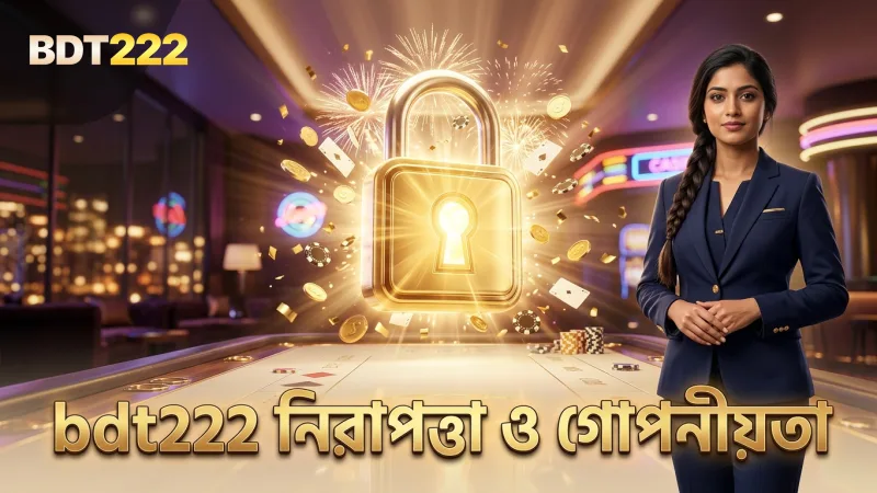 নিরাপত্তা এবং গোপনীয়তা শর্তাবলী bdt222 এ