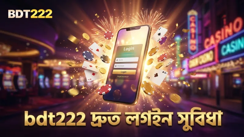 bdt222 প্ল্যাটফর্মে দ্রুত লগইন ও খেলা শুরু করুন