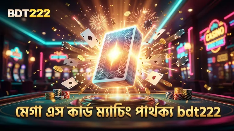 মেগা এস স্লটের কার্ড ম্যাচিং মেকানিক্সের স্পষ্ট তুলনা।