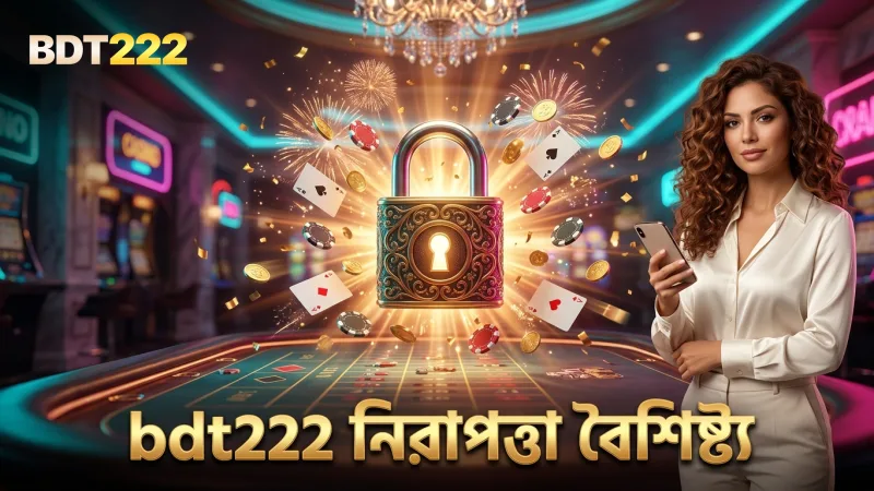 bdt222 প্ল্যাটফর্মে মেগা এস এর নিরাপত্তা বৈশিষ্ট্য।
