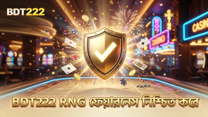 BDT222 জানায় RNG সার্টিফিকেশন গেম ফেয়ারনেস নিশ্চিত করে।