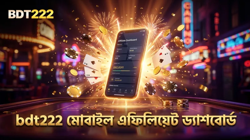 bdt222-র মোবাইল এফিলিয়েট ড্যাশবোর্ড সহজ এবং কার্যকর।