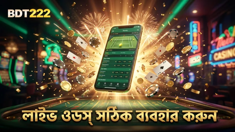 লাইভ ওডস পরিবর্তনের সঠিক ব্যবহার বাজিতে সুবিধা দেয়
